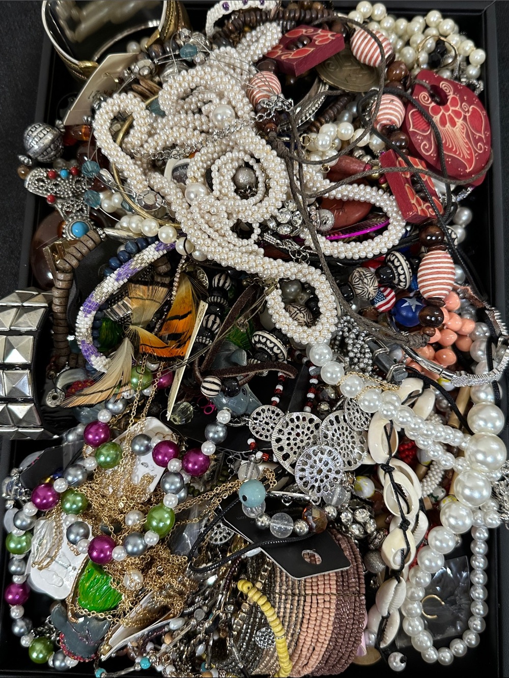 4 Pound 13 Ounce Wearable & Craft Jewelry Box Bundle
